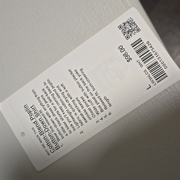 Lululemon Cotton-Blend Poplin Button-Down Shirt - Picture 3 of 9